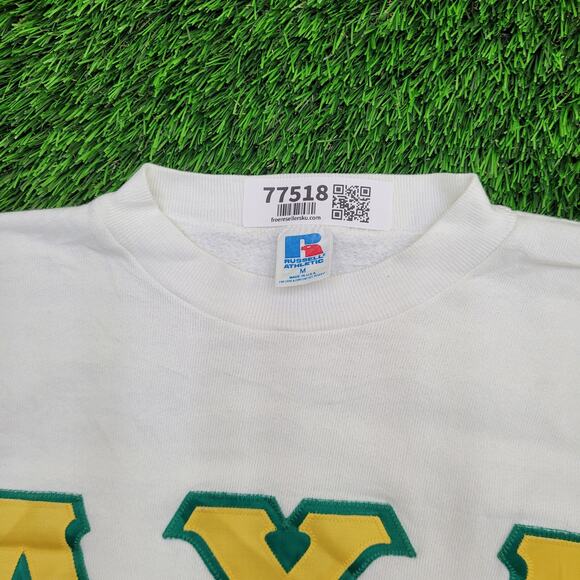 Vintage 80s Lambda-Chi-Alpha Cropped Sweatshirt S/M 19x23 - Picture 12 of 14